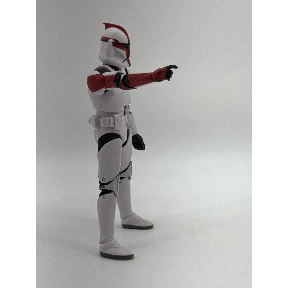 Star Wars Clone Trooper Action Figure Red & White Armor Collectible Toy